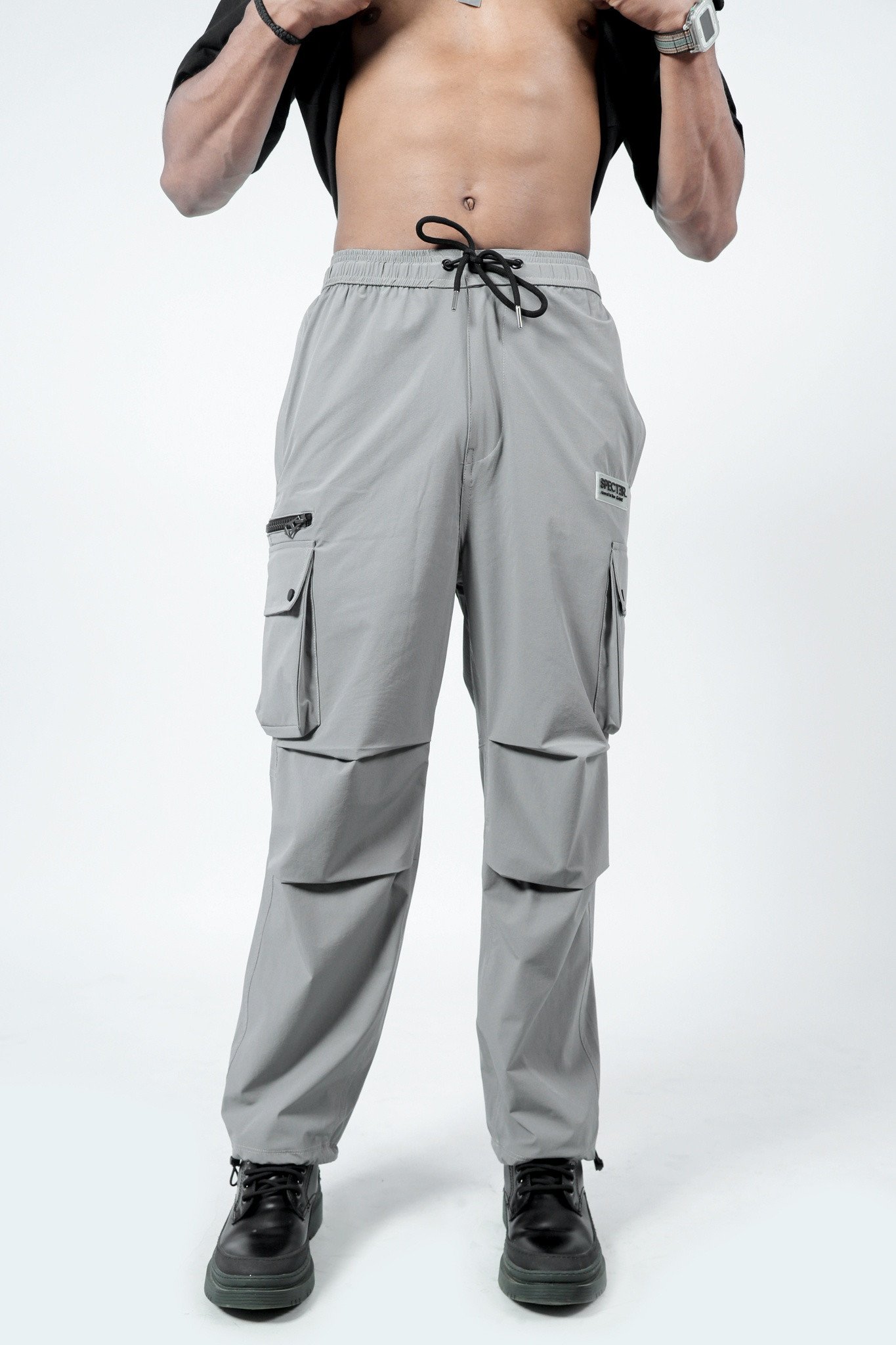 Relaxed Fit Cargo grey